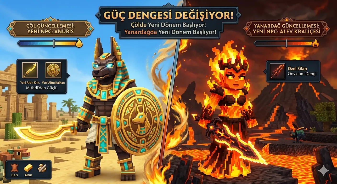 Çöl ve Yanardağ Güncellemesi